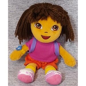 No Tags TY Baby Dora the Explorer 8" Plush Doll Stuffed Animal Toy